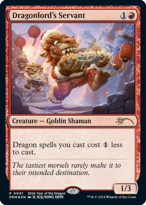 Dragonlord's Servant (Year of the Dragon 2024) card from Standard Showdown Promos