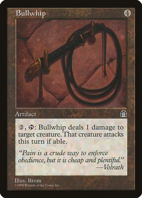 Bullwhip card from Stronghold