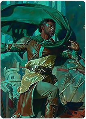 Aragorn, Hornburg Hero Art Card card from Art Series: Universes Beyond: The Lord of the Rings: Tales of Middle-earth