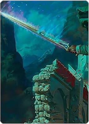 Anduril, Narsil Reforged Art Card card from Art Series: Universes Beyond: The Lord of the Rings: Tales of Middle-earth