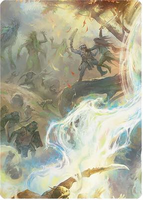 Arboreal Alliance Art Card card from Art Series: Universes Beyond: The Lord of the Rings: Tales of Middle-earth