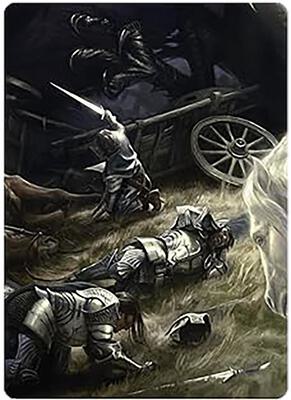 Courageous Resolve Art Card card from Art Series: Universes Beyond: The Lord of the Rings: Tales of Middle-earth