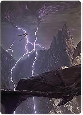 Call Forth the Tempest Art Card card from Art Series: Universes Beyond: The Lord of the Rings: Tales of Middle-earth