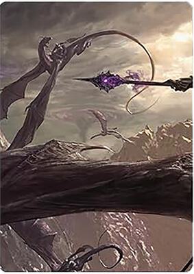 Nazgul Battle-Mace Art Card card from Art Series: Universes Beyond: The Lord of the Rings: Tales of Middle-earth