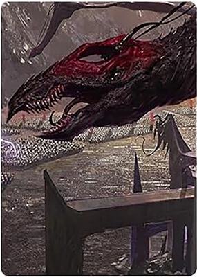 Fell Beast of Mordor Art Card card from Art Series: Universes Beyond: The Lord of the Rings: Tales of Middle-earth