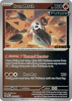Iron Moth - 028/182 (EB Games Promo) card from Miscellaneous Cards & Products
