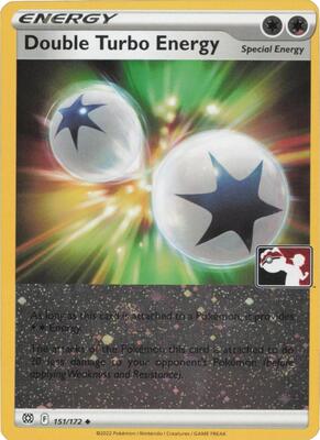 Double Turbo Energy - 151/172 (Cosmos Holo) card from Prize Pack Series Cards