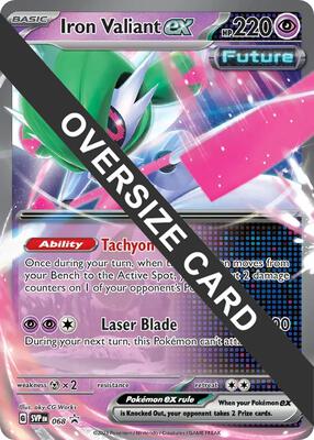 Iron Valiant ex - 068 card from Jumbo Cards