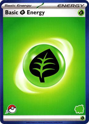 Basic Grass Energy (Blue Border) card from My First Battle