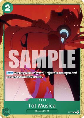 Tot Musica (Starter Deck 11: Uta Deck Battle) card from One Piece Promotion Cards