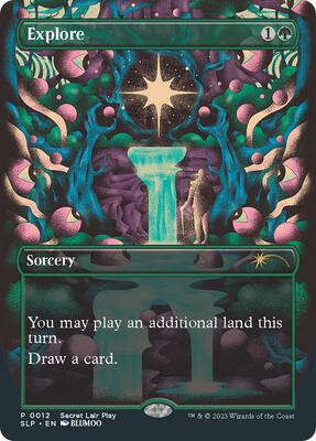 Explore card from Secret Lair Showdown