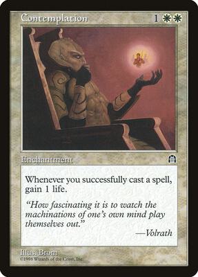 Contemplation card from Stronghold