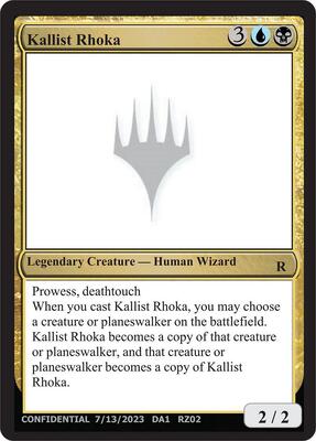 Kallist Rhoka card from Un-Known Event Playtest Cards