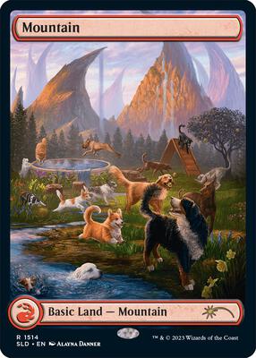 Mountain (1514) card from Secret Lair Drop Series