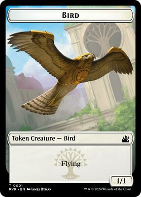 Bird // Centaur Double-Sided Token card from Ravnica Remastered