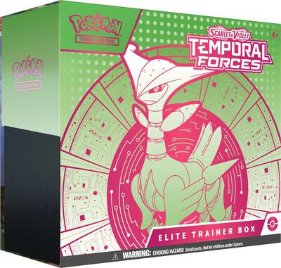 Temporal Forces Elite Trainer Box [Iron Leaves ex] card from SV05: Temporal Forces