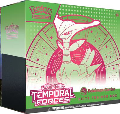 Temporal Forces Pokemon Center Elite Trainer Box (Exclusive) [Iron Leaves] card from SV05: Temporal Forces