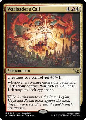 Warleader's Call card from Murders at Karlov Manor