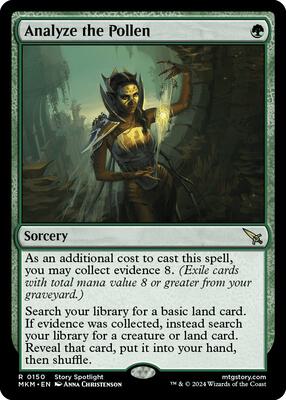 Analyze the Pollen card from Murders at Karlov Manor