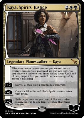 Kaya, Spirits' Justice card from Murders at Karlov Manor