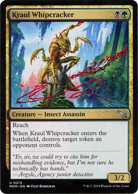 Kraul Whipcracker (a) card from Murders at Karlov Manor