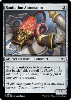 Sanitation Automaton card from Murders at Karlov Manor