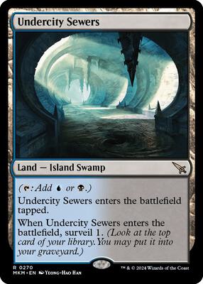 Undercity Sewers card from Murders at Karlov Manor