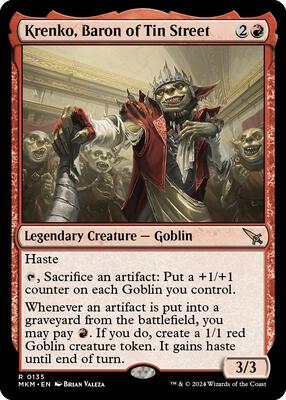 Krenko, Baron of Tin Street card from Murders at Karlov Manor