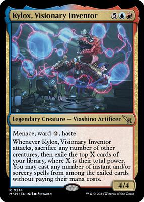 Kylox, Visionary Inventor card from Murders at Karlov Manor