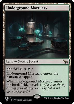 Underground Mortuary card from Murders at Karlov Manor