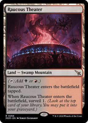 Raucous Theater card from Murders at Karlov Manor