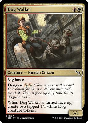Dog Walker card from Murders at Karlov Manor