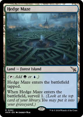 Hedge Maze card from Murders at Karlov Manor