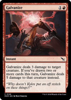 Galvanize card from Murders at Karlov Manor
