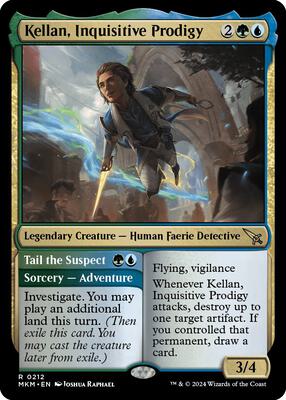 Kellan, Inquisitive Prodigy card from Murders at Karlov Manor