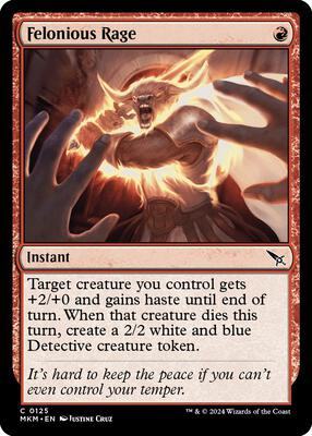 Felonious Rage card from Murders at Karlov Manor