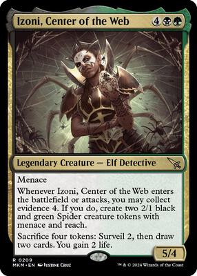 Izoni, Center of the Web card from Murders at Karlov Manor