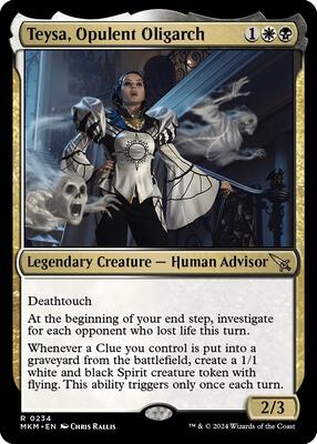 Teysa, Opulent Oligarch card from Murders at Karlov Manor