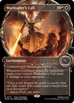 Warleader's Call (Showcase) card from Murders at Karlov Manor