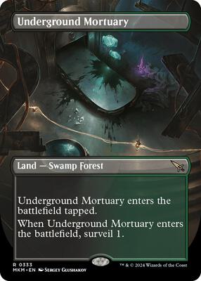 Underground Mortuary (Borderless) card from Murders at Karlov Manor