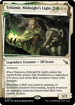 Tolsimir, Midnight's Light (Showcase) card from Murders at Karlov Manor