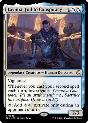 Lavinia, Foil to Conspiracy card from Ravnica: Clue Edition
