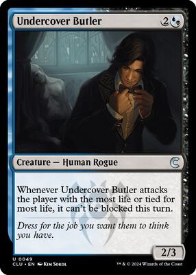 Undercover Butler card from Ravnica: Clue Edition