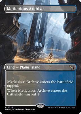 Meticulous Archive (Borderless) card from Murders at Karlov Manor