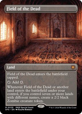 Field of the Dead (Borderless) card from Special Guests