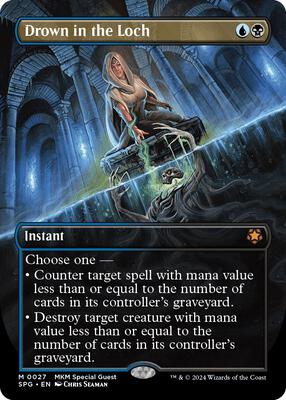 Drown in the Loch (Borderless) card from Special Guests
