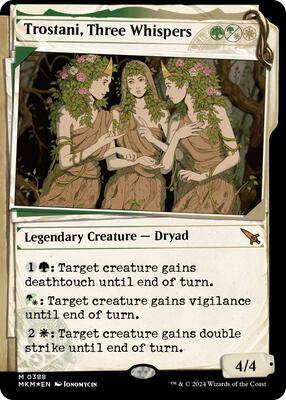 Trostani, Three Whispers (Showcase) (Invisible Ink) card from Murders at Karlov Manor