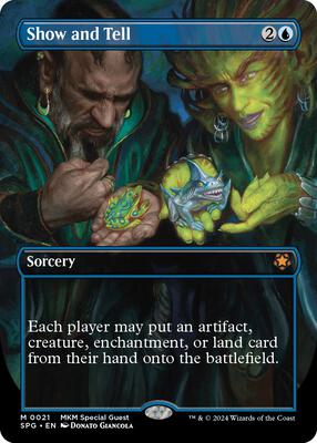 Show and Tell (Borderless) card from Special Guests