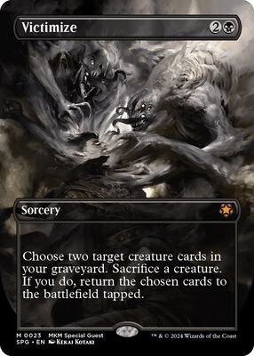 Victimize (Borderless) card from Special Guests