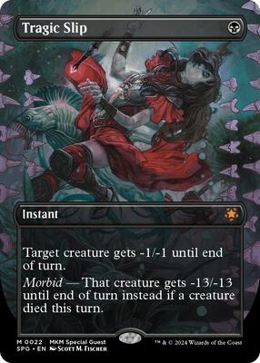 Tragic Slip (Borderless) card from Special Guests